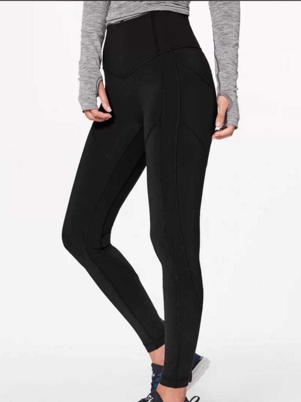 Lululemon All The Right Places Black High-Rise Pant Leggings- 8